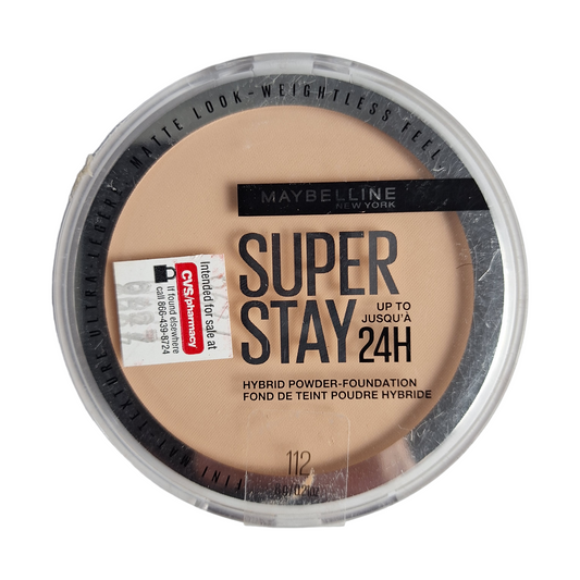 112 - Maybelline Superstay Base Hibrida en Polvo 24 HR Contra Agua