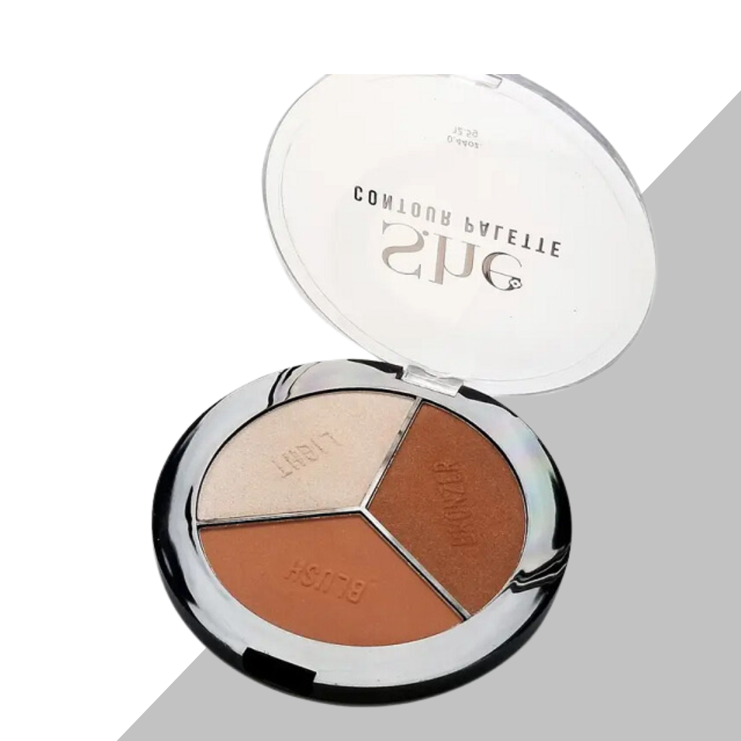 She Makeup Paleta De Contorno 3 en 1