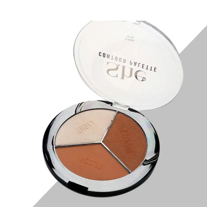 She Makeup Paleta De Contorno 3 en 1