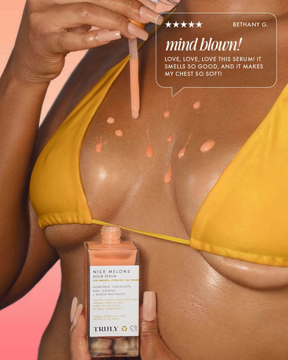 Truly Nice Melons Serum Vegano Hidratante Para Pecho