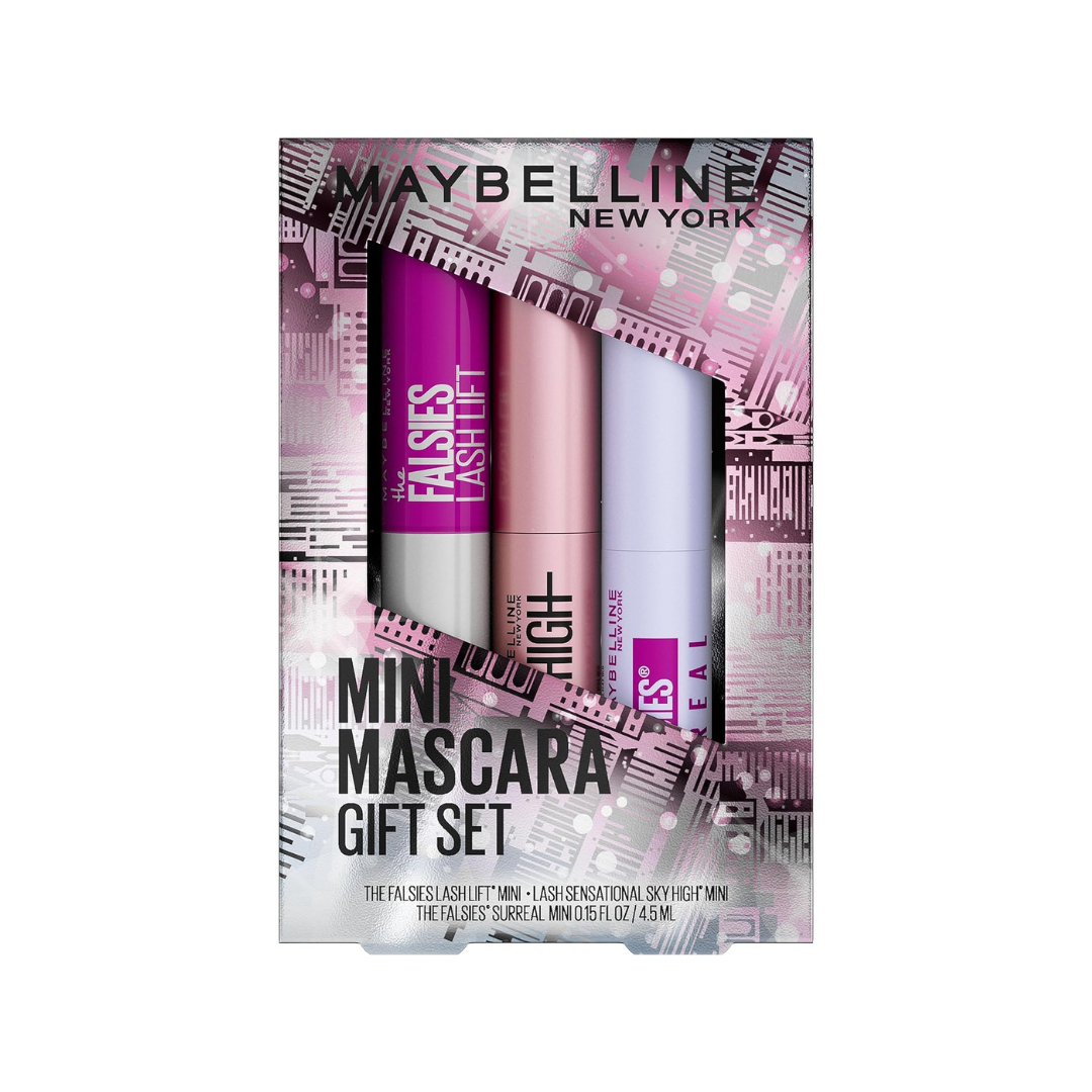 Maybelline Set De 3 MINI Mascara Encrespadores FALSIES & SKY HIGH