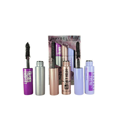 Maybelline Set De 3 MINI Mascara Encrespadores FALSIES & SKY HIGH