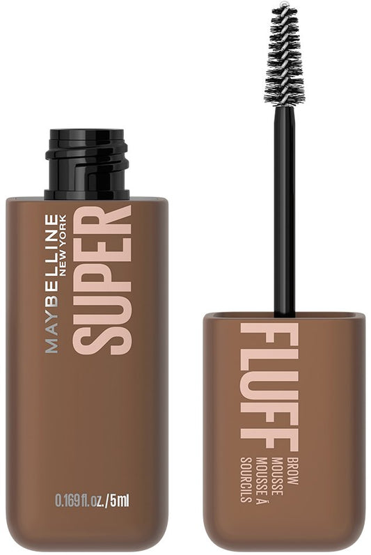 255 SOFT BROWN - Maybelline Superfluff Brow Mousse Gel Para Cejas Esponjosas