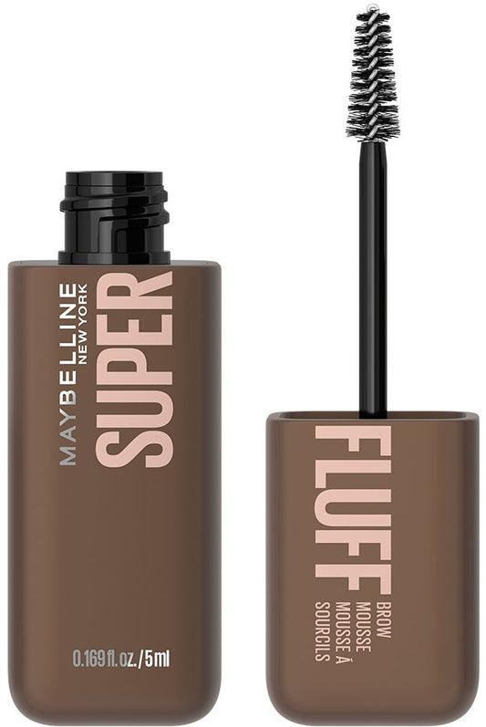 257 MEDIUM BROWN - Maybelline Superfluff Brow Mousse Gel Para Cejas Esponjosas