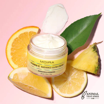MOIRA Radiance Glow Crema Facial Iluminadora Con Vitamina C & Extractos De Frutas