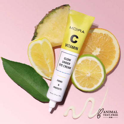 MOIRA Glow Under Eye Crema Iluminadora Para Contorno De Ojos Con Vitamina C & Extractos De Frutas - 20mL
