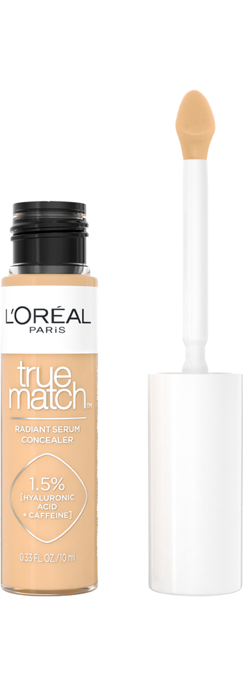 W5 MEDIUM - Loreal True Match Corrector De Suero Radiante Con Acido Hialuronico Y Cafeina