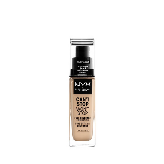 WARM VANILLA - NYX Cant Stop Wont Stop Base Liquida Cobertura Total 24 Horas CONTRA AGUA