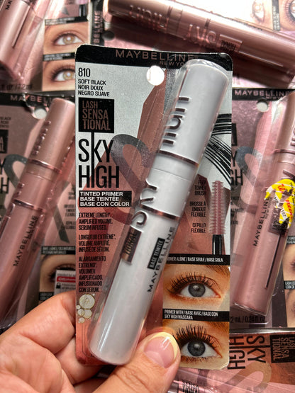 NEGRO / CON PRIMER - Maybelline Sky High Mascara Encrespador