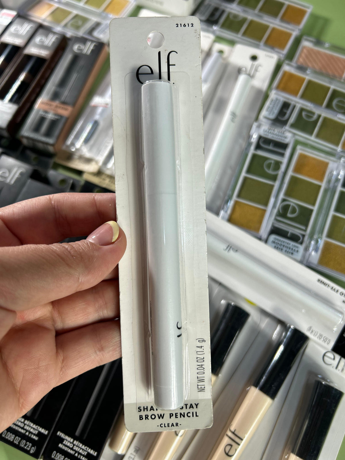 E.L.F Shape & Stay Lapiz De Cera Transparente Para Cejas