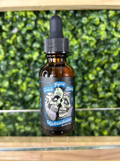 Grave Before Shave Aceite Para Barba De Ingredientes Naturales  1oz - Afrodisiac Blend