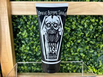 Grave Before Shave Beard Wash Shampoo Para Barba Con Aceite De Argan 6oz