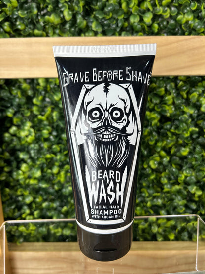 Grave Before Shave Beard Wash Shampoo Para Barba Con Aceite De Argan 6oz