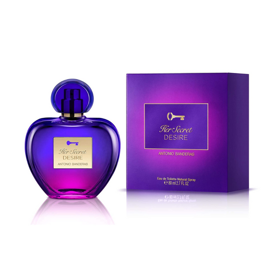 Antonio Banderas Her Secret Desire Perfume Para Mujer Eau De Toilette (80mL/2.7oz)