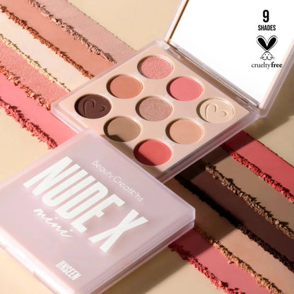 Beauty Creations Nude X MINI Paleta De Sombras De 9 Tonos - UNSEEN