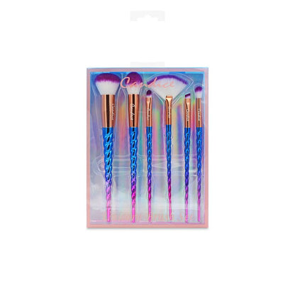 UNICORN BLUE - Candice Cosmetics Sets De 6 Brochas