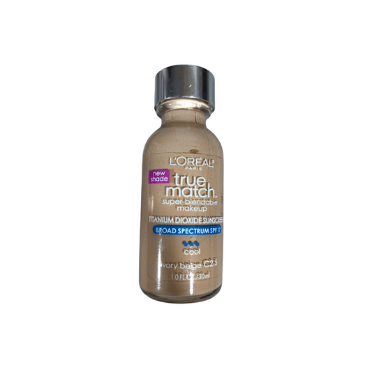 C2.5 - Loreal True Match Base Liquida Super Mezclable Con Proteccion Solar SPF17