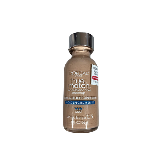 C5 - Loreal True Match Base Liquida Super Mezclable Con Proteccion Solar SPF17