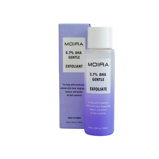 MOIRA 5.7% A.H.A Gentle Exfoliante Liquido Tratamiento De Peeling - 100mL