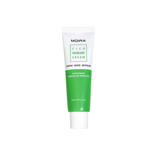 MOIRA Cica Skincure Crema De Tratamiento Facial Intensivo Para Piel Deshidratada Con Imperfecciones - Centella Asiática Aceite de Lavanda, Vitamina B5 y Extracto de Aloe Vera - 50mL