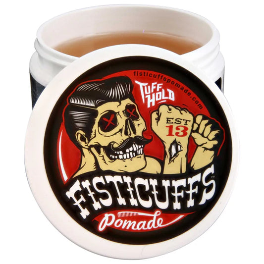 Fisticuffs Tuff Hold Pomade A Base De Agua Para Peinado De Cabello 4oz - Fijacion Fuerte