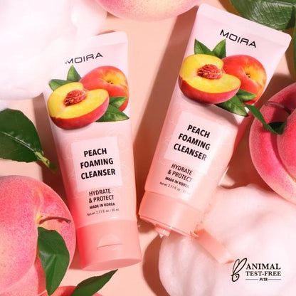 MOIRA Peach Foaming Cleanser Limpiador Facial Espumoso Melocoton - 80mL