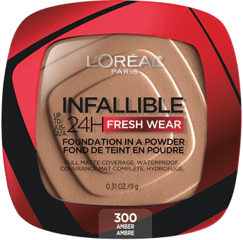 300 AMBER - Loreal Infallible Fresh Wear Base En Polvo Contra Agua Duracion de  24 Horas