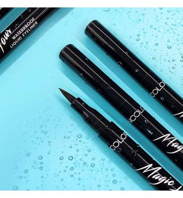 Kleancolor Magic Hour Delineador Liquido Contra Agua Para Ojos Negro