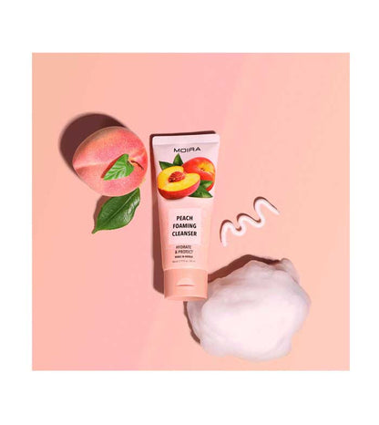 MOIRA Peach Foaming Cleanser Limpiador Facial Espumoso Melocoton - 80mL