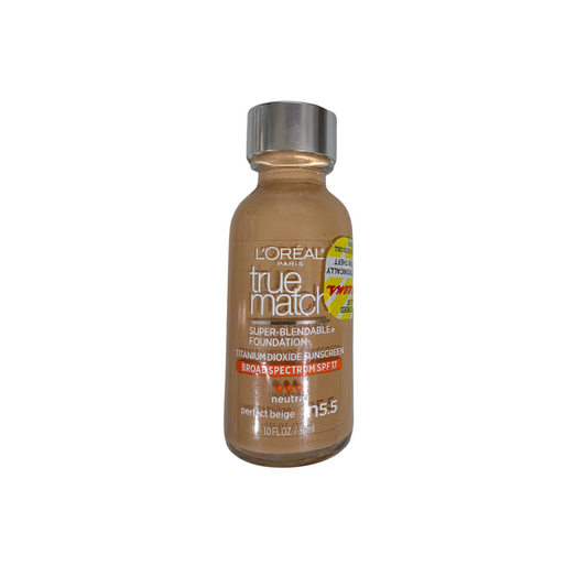 N5.5 - Loreal True Match Base Liquida Super Mezclable Con Proteccion Solar SPF17