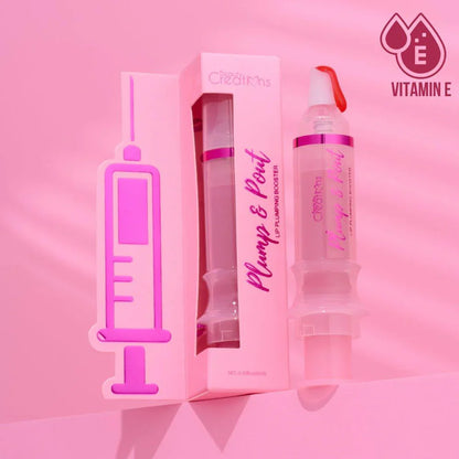 Beauty Creations Plump & Pout Labial EFECTO VOLUMEN Hidratante Con Vitamina E - BLAZE