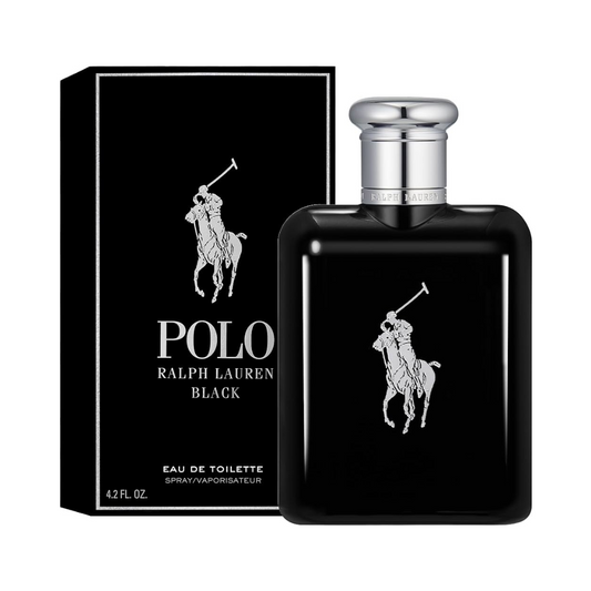 Ralph Lauren Polo Black Perfume Para Hombre Eau De Toilette (125mL/4.2oz)