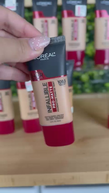 108.5 HONEY BISQUE - Loreal Infallible Pro Matte 24 Horas Base Liquida Matte Para Piel Grasa