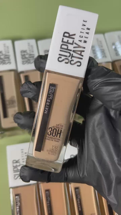 128 WARM NUDE - Maybelline Superstay Active Wear Base Liquida 30 Horas Resistente Al Agua