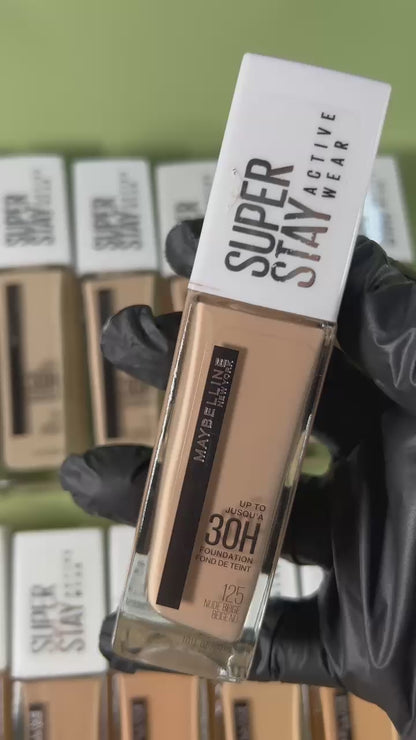 125 NUDE BEIGE - Maybelline Superstay Active Wear Base Liquida 30 Horas Resistente Al Agua