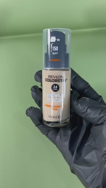 150 BUFF - Revlon Colorstay Combination Oily Matte Base Liquida 24 Horas Para Piel Grasa Vitamina E & SPF15