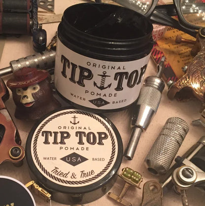 Tip Top Pomade A Base De Agua Para Peinado De Cabello 4.25oz - Fijacion Original