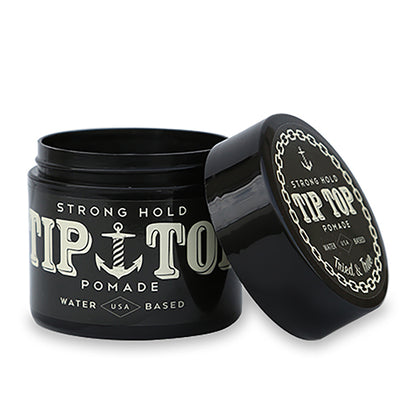 Tip Top Pomade A Base De Agua Para Peinado De Cabello 4.25oz - Fijacion Fuerte
