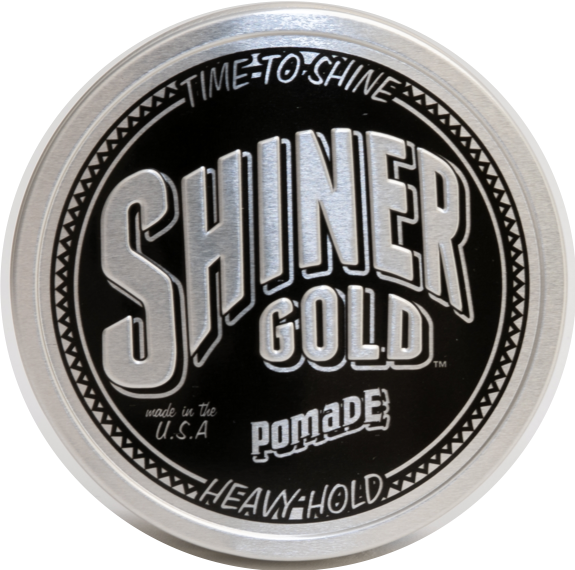 Shiner Gold Pomade A Base De Agua Para Peinado De Cabello 3.4oz  - Heavy Hold Fijacion Fuerte
