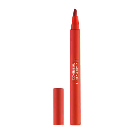 25 TANGELO - Covergirl Outlast, Tinte Labial, Aplicación Suave, Punta Precisa, A Prueba de Transferencia, Acabado Teñido Satinado, Fórmula Vegana
