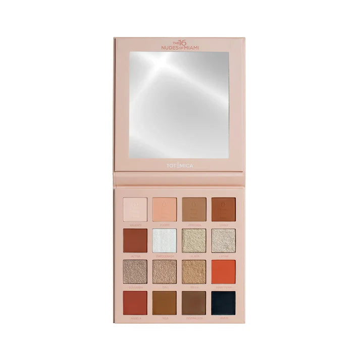 Totemica The 16 Nudes Of Miami Paleta De Sombras 16 Tonos