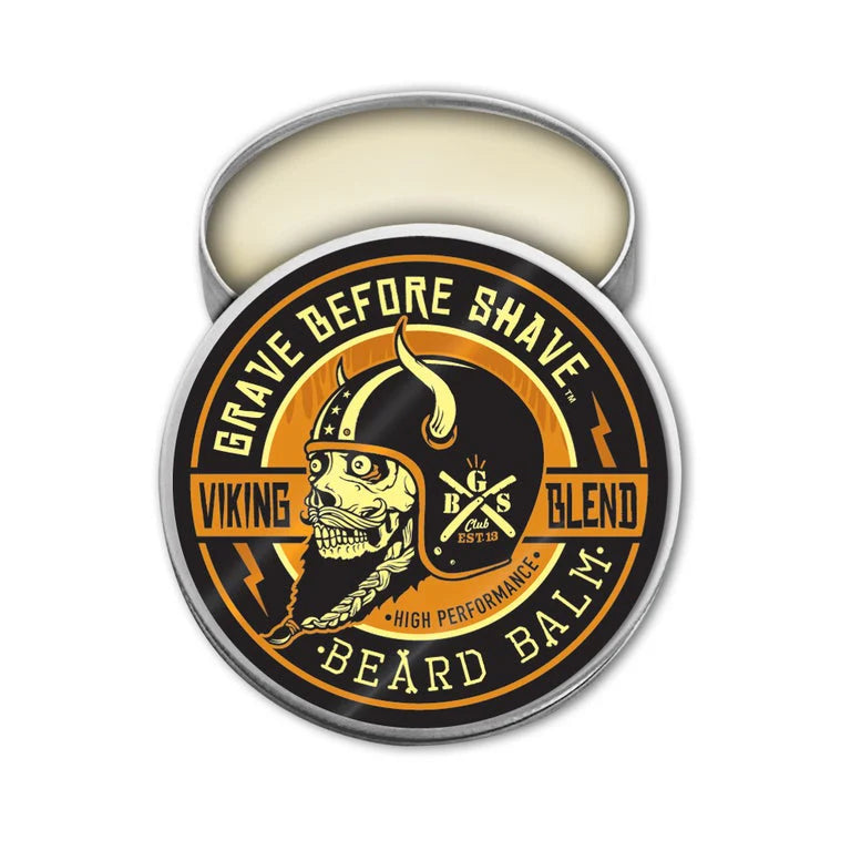 Grave Before Shave Balsamo Para Barba De Aceites Naturales 2oz - Viking Blend (Sin Aroma)