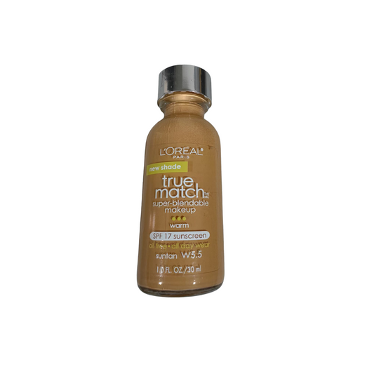 W5.5 - Loreal True Match Base Liquida Super Mezclable Con Proteccion Solar SPF17