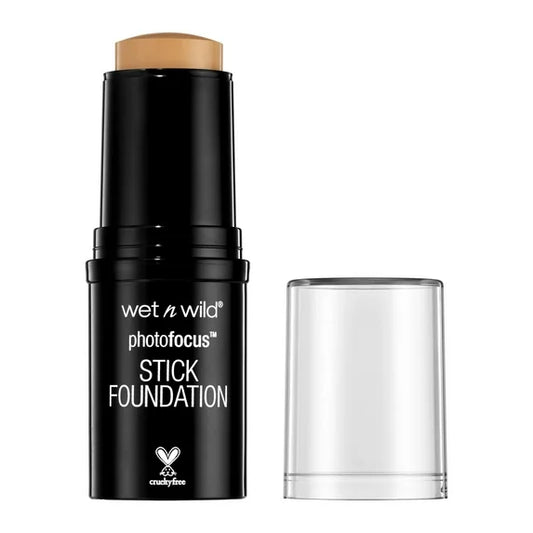 SAND BEIGE - Wet n Wild Photofocus Foundation Stick Base En Barra Infundida Con Aceites Naturales